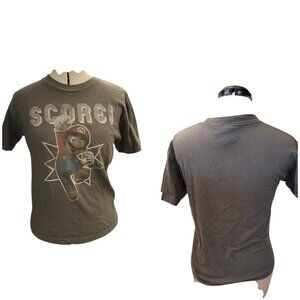 Vintage Mario Score T-Shirt Size Medium Size 8-10